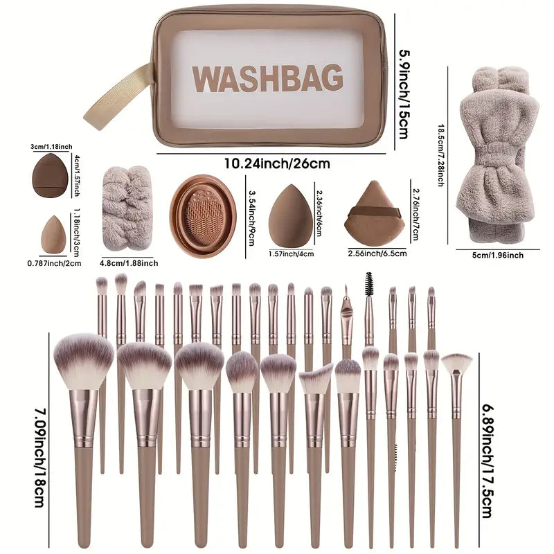 51-Piece Makeup Tool Set